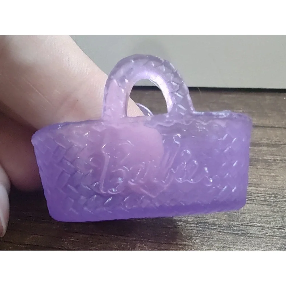 Barbie Doll Purple Miniature 1.25